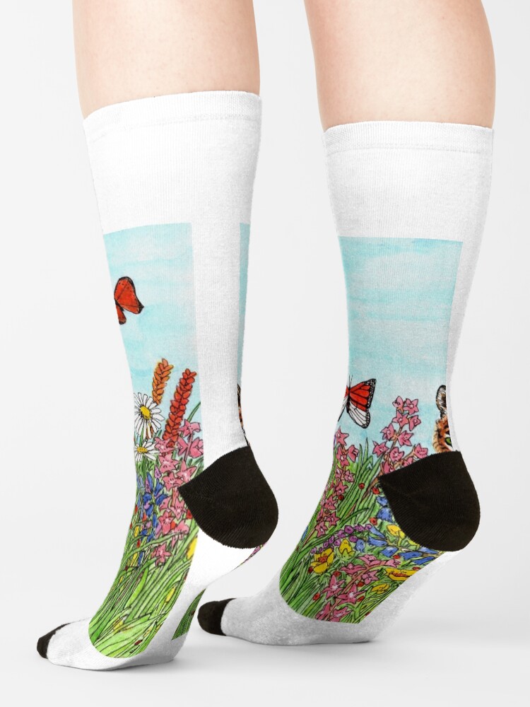 Alternate view of Tiger in a Perfect World - Scarf and Clothing Socks