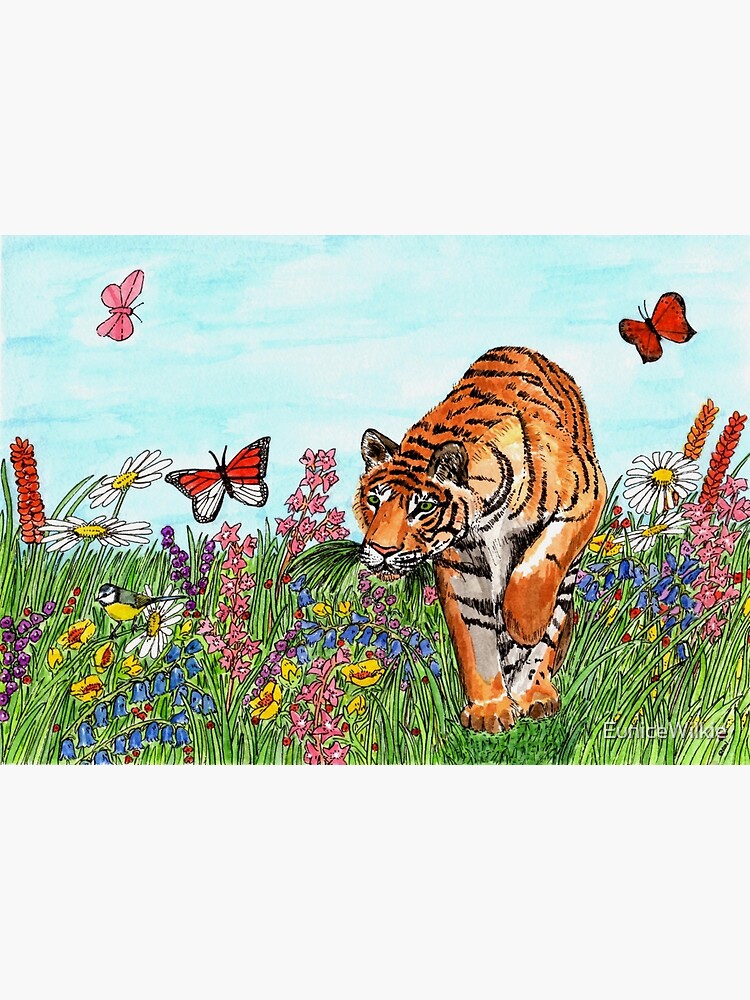 Tiger in a Perfect World - Wall Art by EuniceWilkie