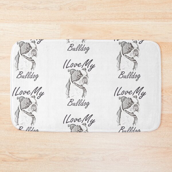 Item preview, I Love My Bulldog designed and sold by SadSacDesigns.