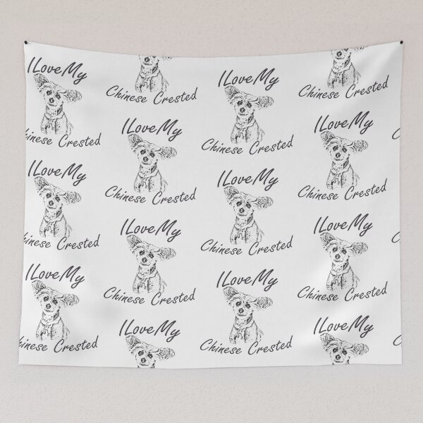 Item preview, I Love My Chinese Crested designed and sold by SadSacDesigns.