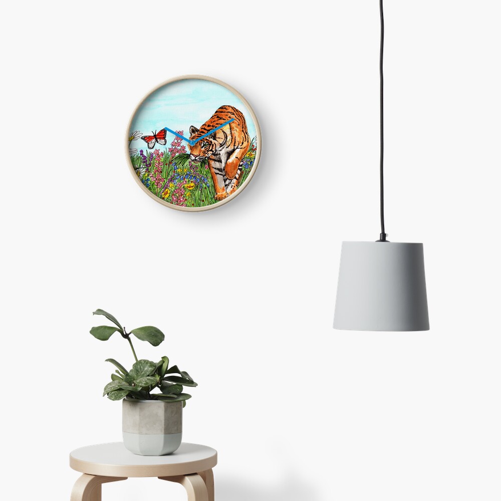 Tiger in a Perfect World - Clock Clock