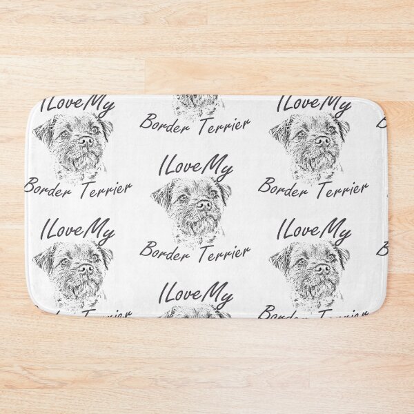 Item preview, I Love My Border Terrier designed and sold by SadSacDesigns.