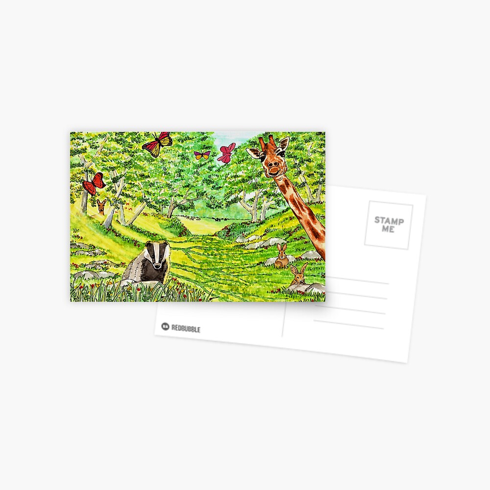 Friendly Faces - Postcard Postcard