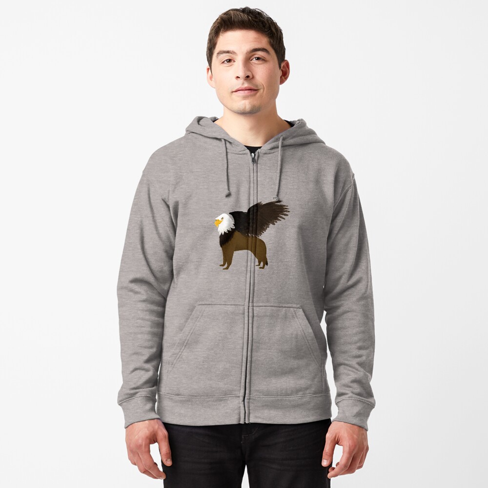 Aperçu de l'œuvre Veste zippée à capuche créée et vendue par BarracudApps.