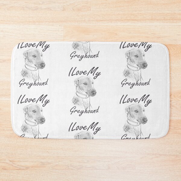 Item preview, I Love My Greyhound designed and sold by SadSacDesigns.