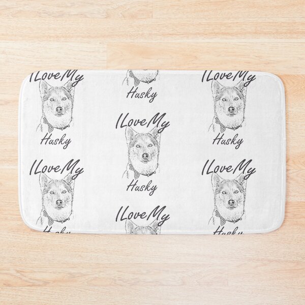 Item preview, I Love My Husky designed and sold by SadSacDesigns.