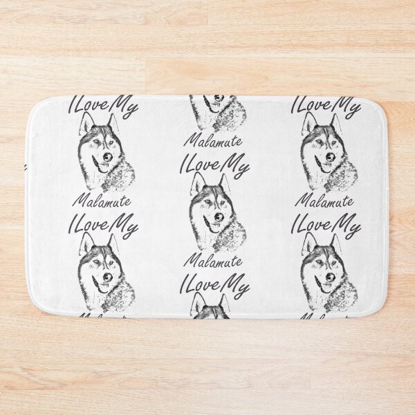 Item preview, I Love My Malamute designed and sold by SadSacDesigns.