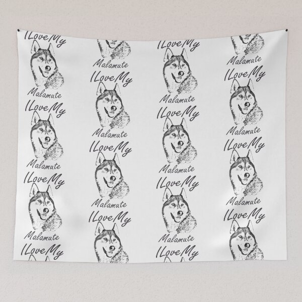 Item preview, I Love My Malamute designed and sold by SadSacDesigns.