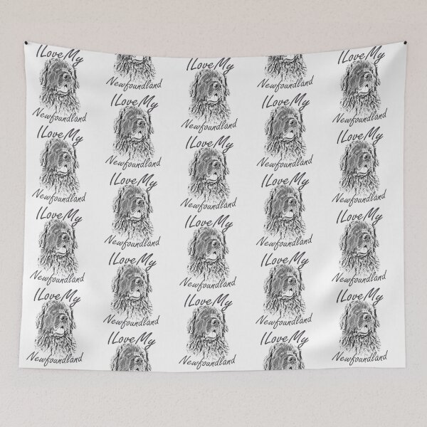 Item preview, I Love My Newfoundland designed and sold by SadSacDesigns.