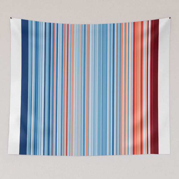 Item preview, Warming Stripe Continental USA designed and sold by Spyinthesky.