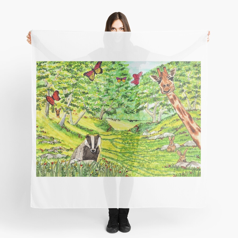 Friendly Faces - Scarf and Clothing Scarf