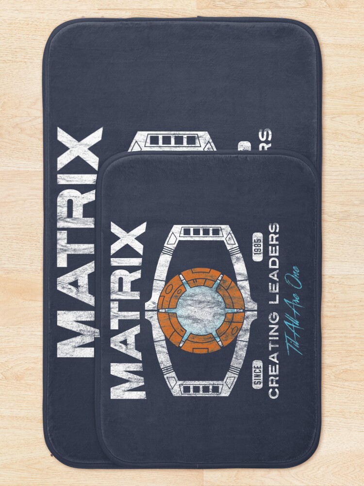 Alternate view of Til All Are One - Vintage Distressed Matrix - Transformers - Robots Bath Mat