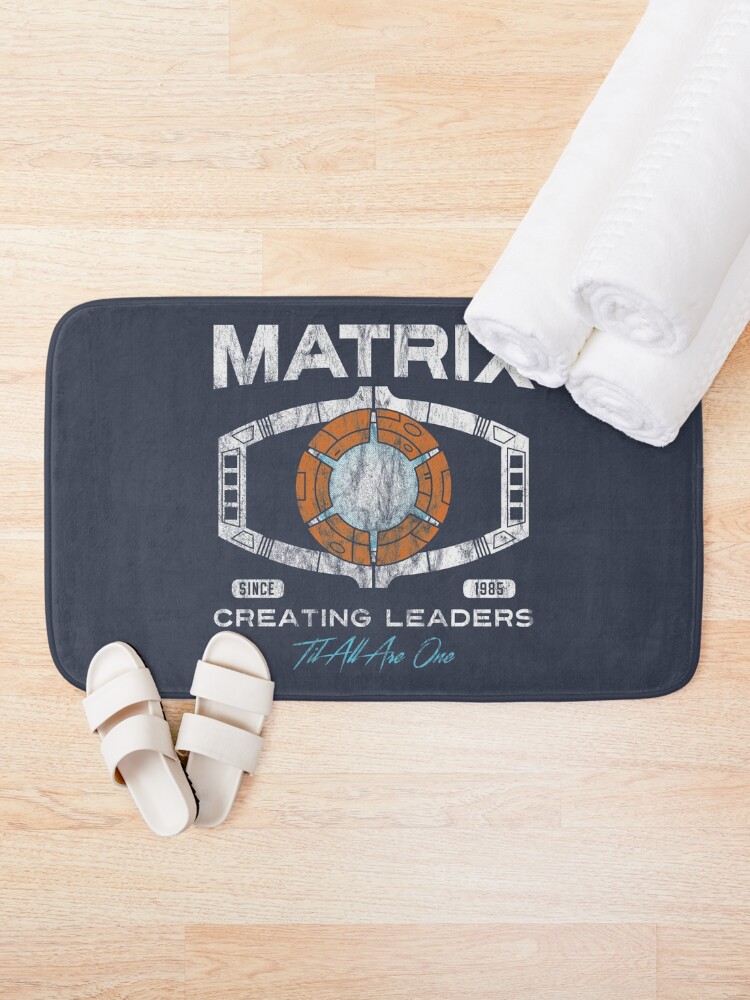 Alternate view of Til All Are One - Vintage Distressed Matrix - Transformers - Robots Bath Mat