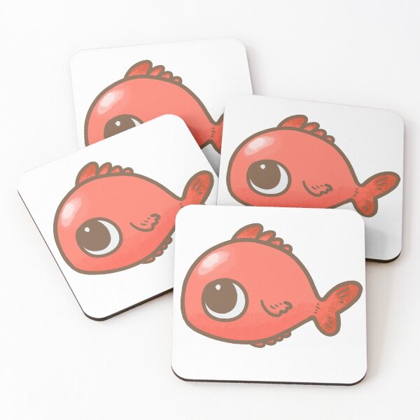 Item preview, Red fish designed and sold by Ami Ishisaka.