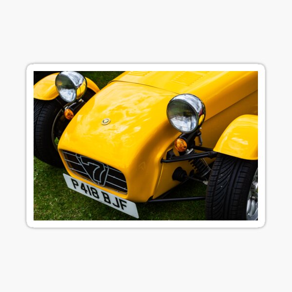 CATERHAM SUPER 7 UK flags sticker vinyle laminé 
