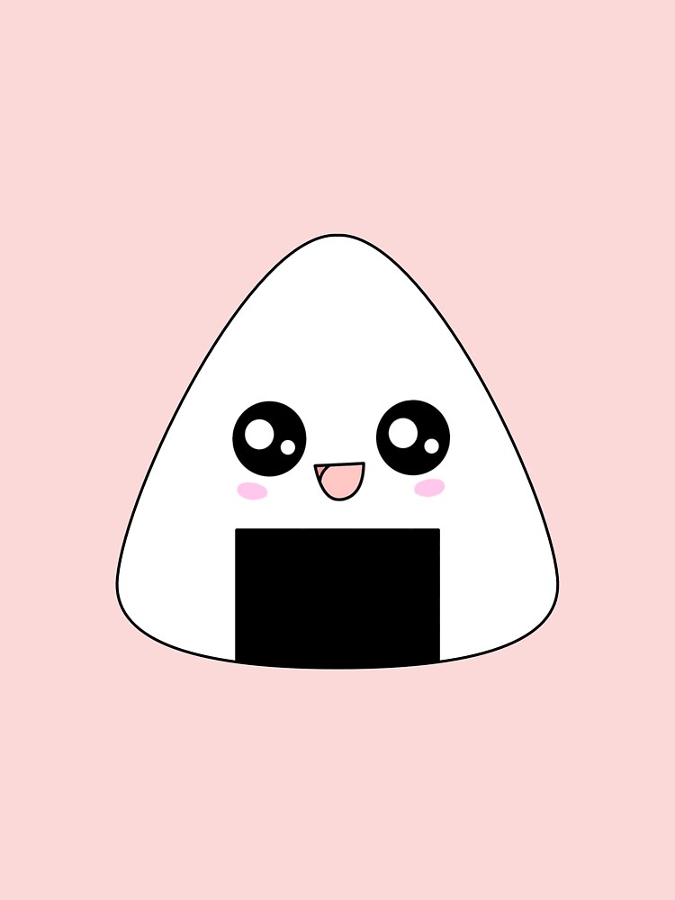 COMO DIBUJAR Onigiri KAWAII PASO A PASO - Dibujos kawaii faciles - How to  draw a Onigiri 