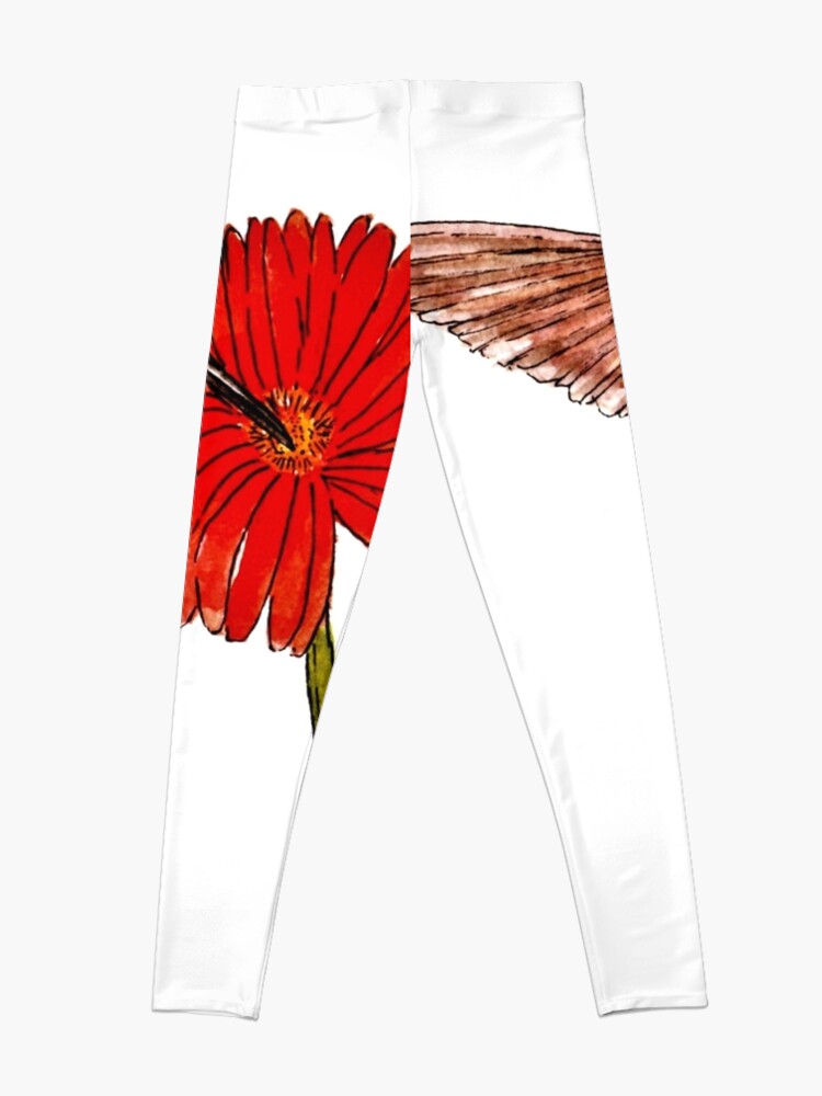 Alternate view of Humming Bird and Flower - Scarf and Clothing Leggings