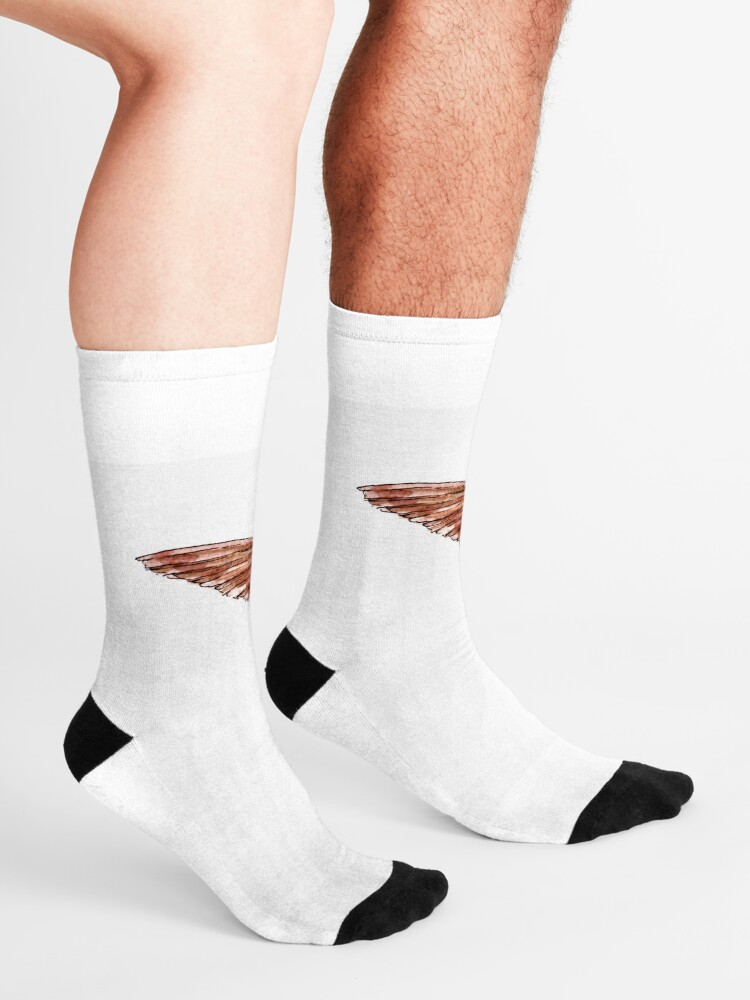 Alternate view of Humming Bird and Flower - Scarf and Clothing Socks
