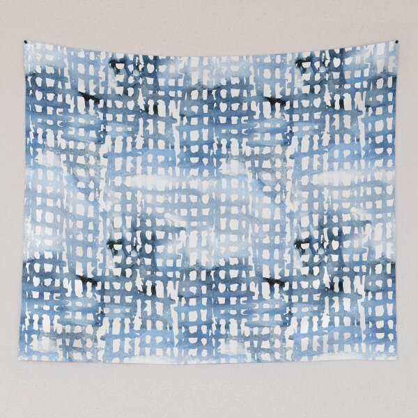 Item preview, Classic blue grunge pattern designed and sold by JuliaBadeeva.