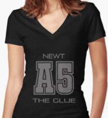 Subject A5 - The Glue Women's Fitted V-Neck T-Shirt