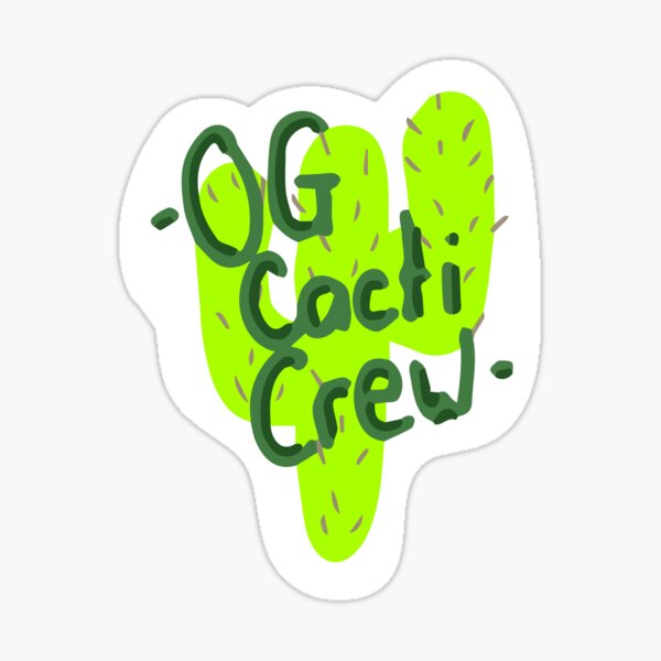 Cacti Crew Sticker