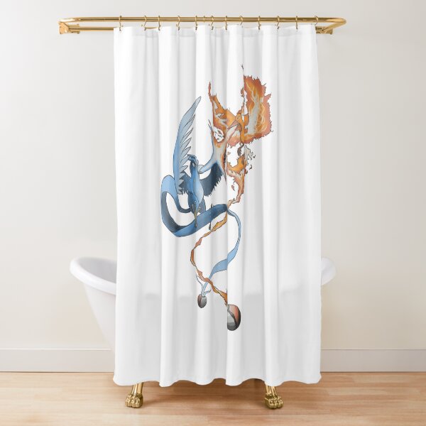 Ice vs Fire Shower Curtain