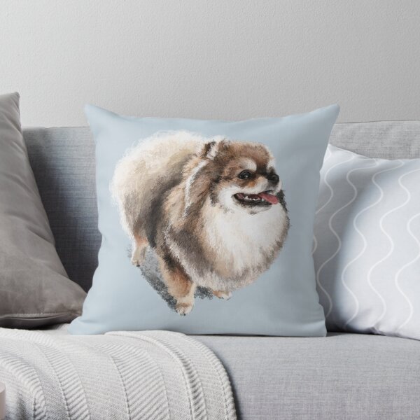 The Pomeranian Throw Pillow