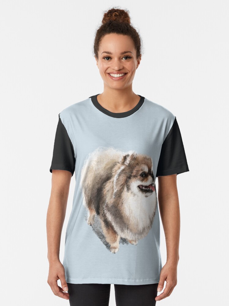 Alternate view of The Pomeranian Graphic T-Shirt