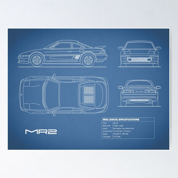 Item preview, The MR2 Blueprint designed and sold by rogue-design.