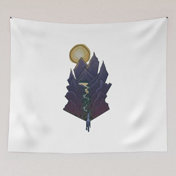 Item preview, Abstract Mountainscape designed and sold by Icewreath.