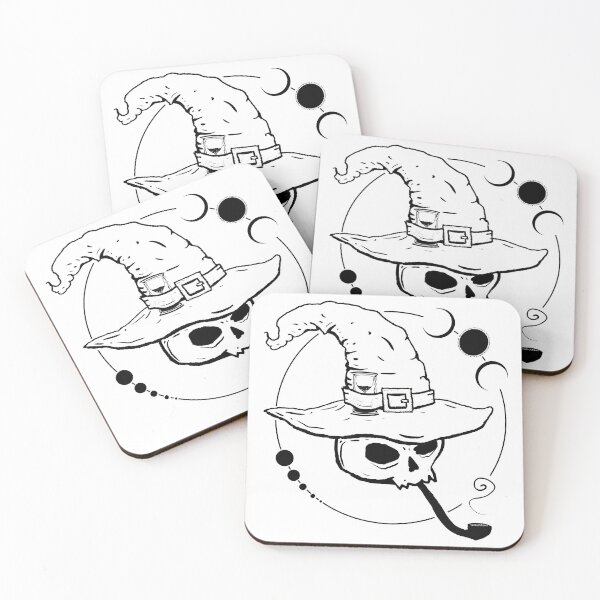 Item preview, Mage Skull designed and sold by DoodleDashCollective.