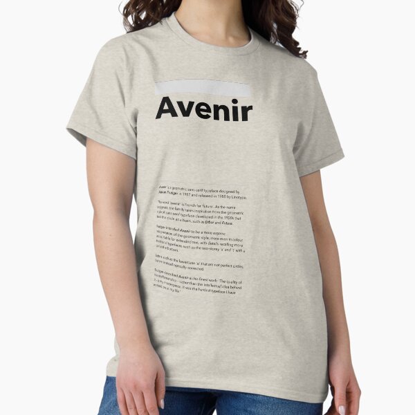 Item preview, Avenir Typeface Typophile Font History designed and sold by memeasaurus.