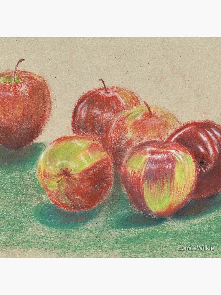 Apples - Clock by EuniceWilkie