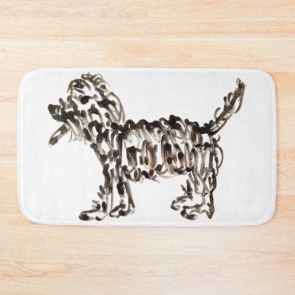 Item preview, Sketch of a Cute Cartoon Dog - Transparent Black designed and sold by gphotobox.