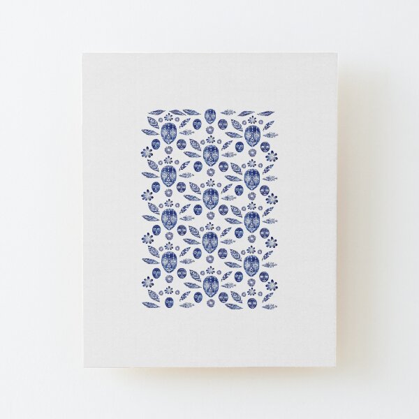 Happy Faces of Blossom Wood Mounted Print