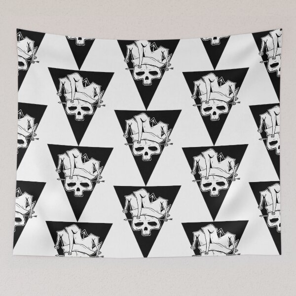 Item preview, Jester Skull designed and sold by DoodleDashCollective.