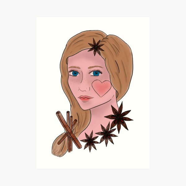 Cinnamon Girl Art Prints | Redbubble