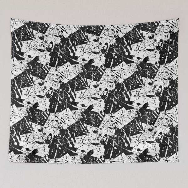 Item preview, Monochrome Paint Chip Splash designed and sold by StardustMyHeart.