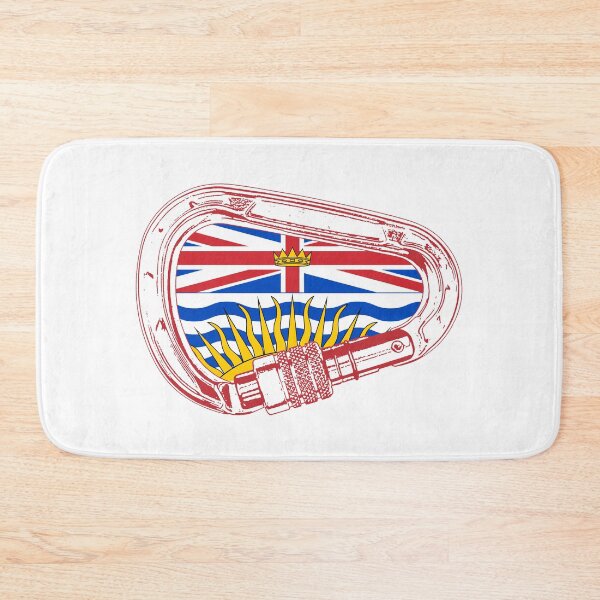 Item preview, British Columbia Flag Climbing Carabiner designed and sold by Esskay Designs.