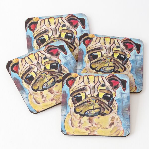 Item preview, Googly-eyed Pug dog designed and sold by Joni57.