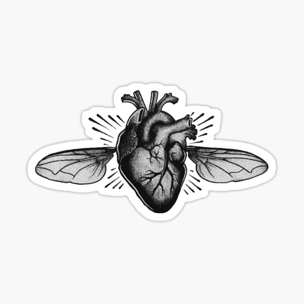 heartfly Sticker