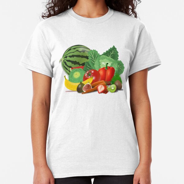 fruits and vegetables t shirt