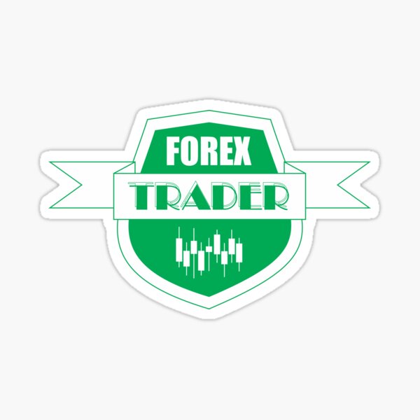 Fx , forex or foreign exchange trading round distressed logo - Forex  Trading - Sticker