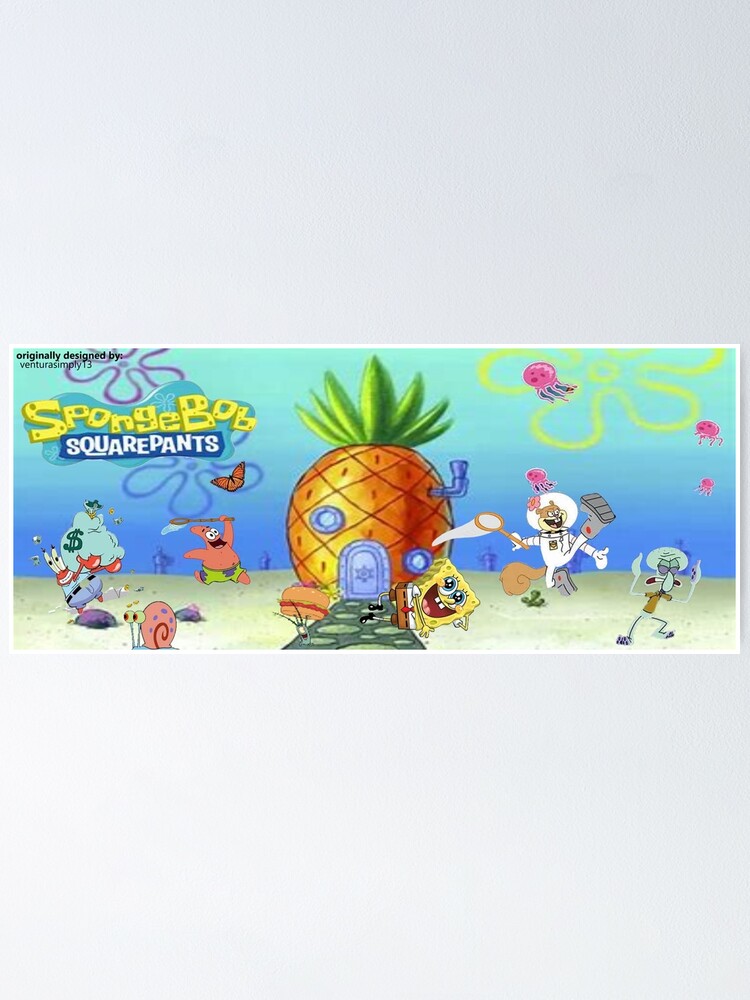 Spongebob Squarepants Poster By Venturasimply13 Redbubble 9622