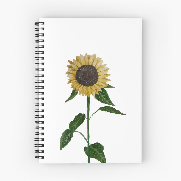 Item preview, Single Stem Sunflower Watercolor Vintage Sunflower designed and sold by Kenzieverse.___.