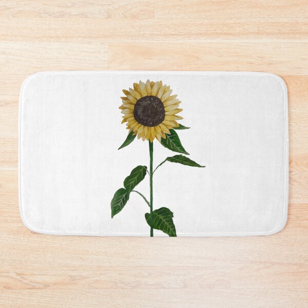 Item preview, Single Stem Sunflower Watercolor Vintage Sunflower designed and sold by Kenzieverse.___.