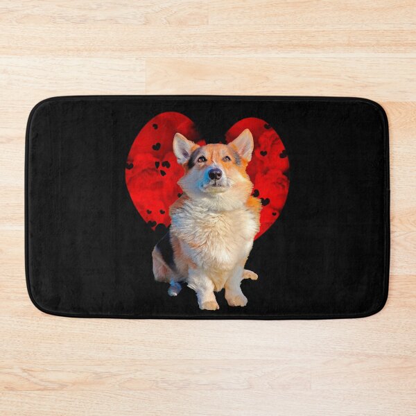 Item preview, Corgi Lover Clouds Red Heart Funny Dog Lover Valentines Day Gift designed and sold by r-silver.
