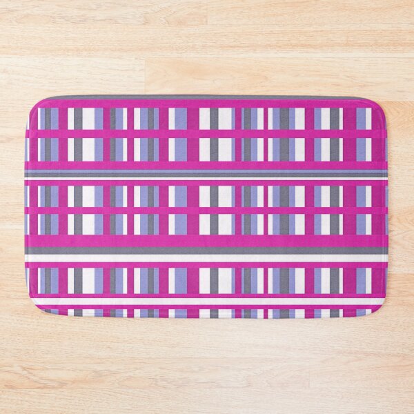Item preview, Plaid in Raspberry Charcoal Gray and Slate Blue designed and sold by Valerie  Fuqua.