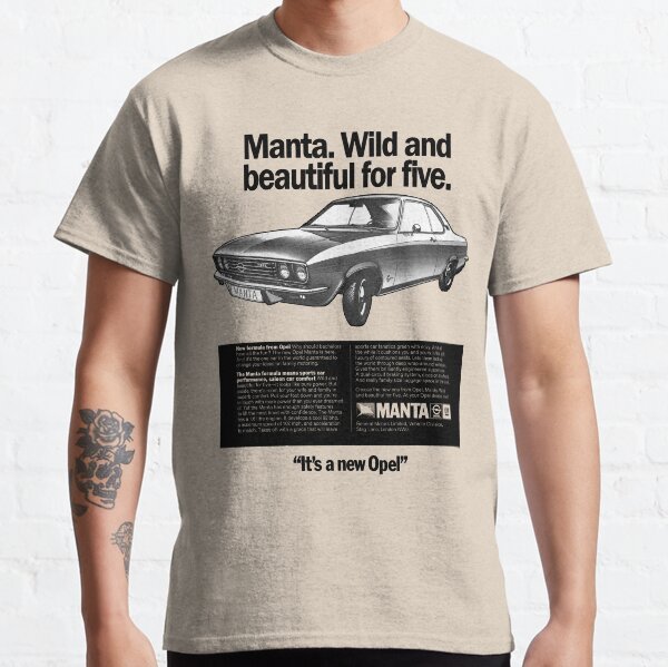 T-Shirt Hoody Sweatshirt OPEL MANTA B GERMAN CLASSICS 400 Classic GT//E