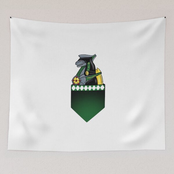 Item preview, Green Power Rangers Dragonzord Tommy Pocket 90's designed and sold by gamerzemporium.